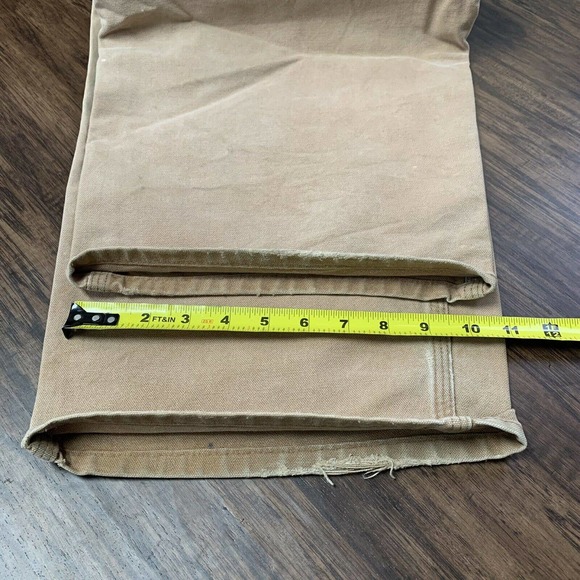 Carhartt Mens 50x32 Dungaree Fit Carpenter Pants Heavy Canvas Work Pants B11BRN - Picture 6 of 12